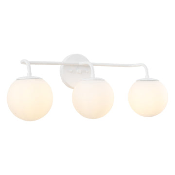 Louis Parisian Globe Metal/Frosted Glass Modern Contemporary LED Vanity